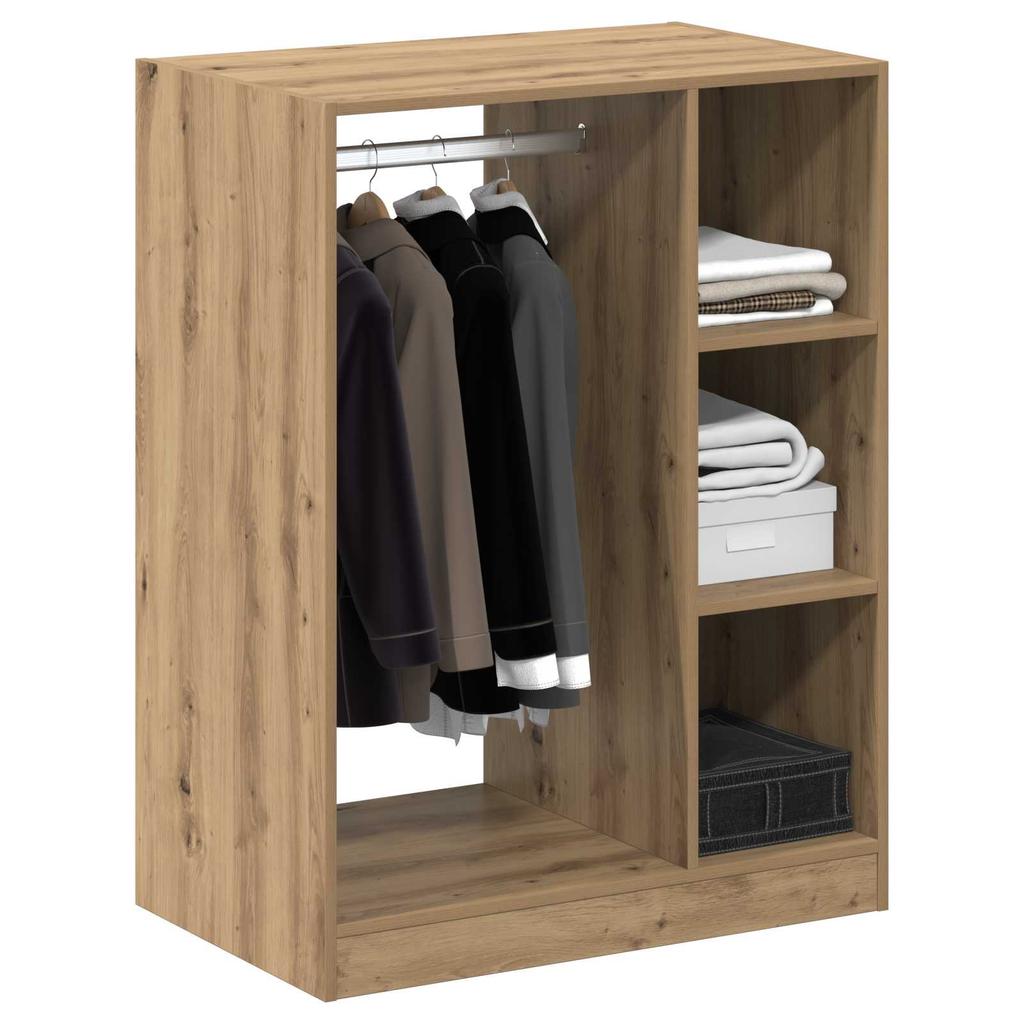 Kleiderschrank mit Regal Artisan Eiche 77 x 48 x 102 cm