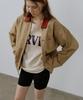 Friver07 Coloring Collar Half Work Jacket [Frsp05Jk01]_Beige