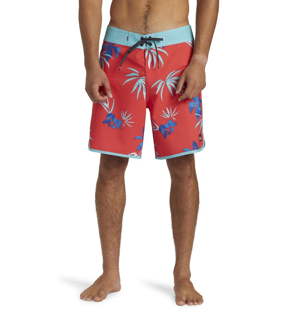 Quiksilver Men's All-Over Print 4-Way Stretch Water-Repellent Board Shorts (AQYBS03630 RMC6)