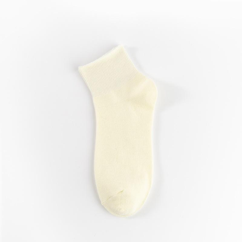 

10 пар носков, женские короткие носки, летние тонкие хлопковые носки, антибактериальные свободные бесшовные послеродовые носки, универсальные короткие носки 10 pairs кремовый