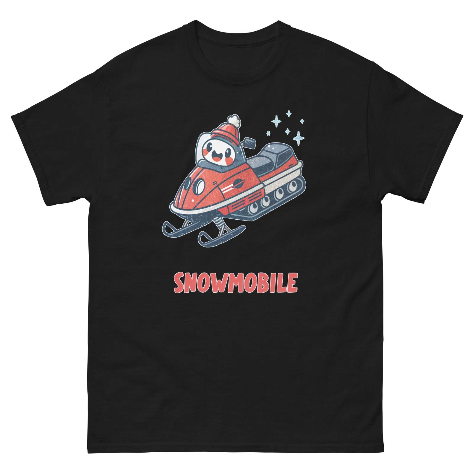 

Snowmobile Transportation Vehicle Illustration T-Shirt 2XL