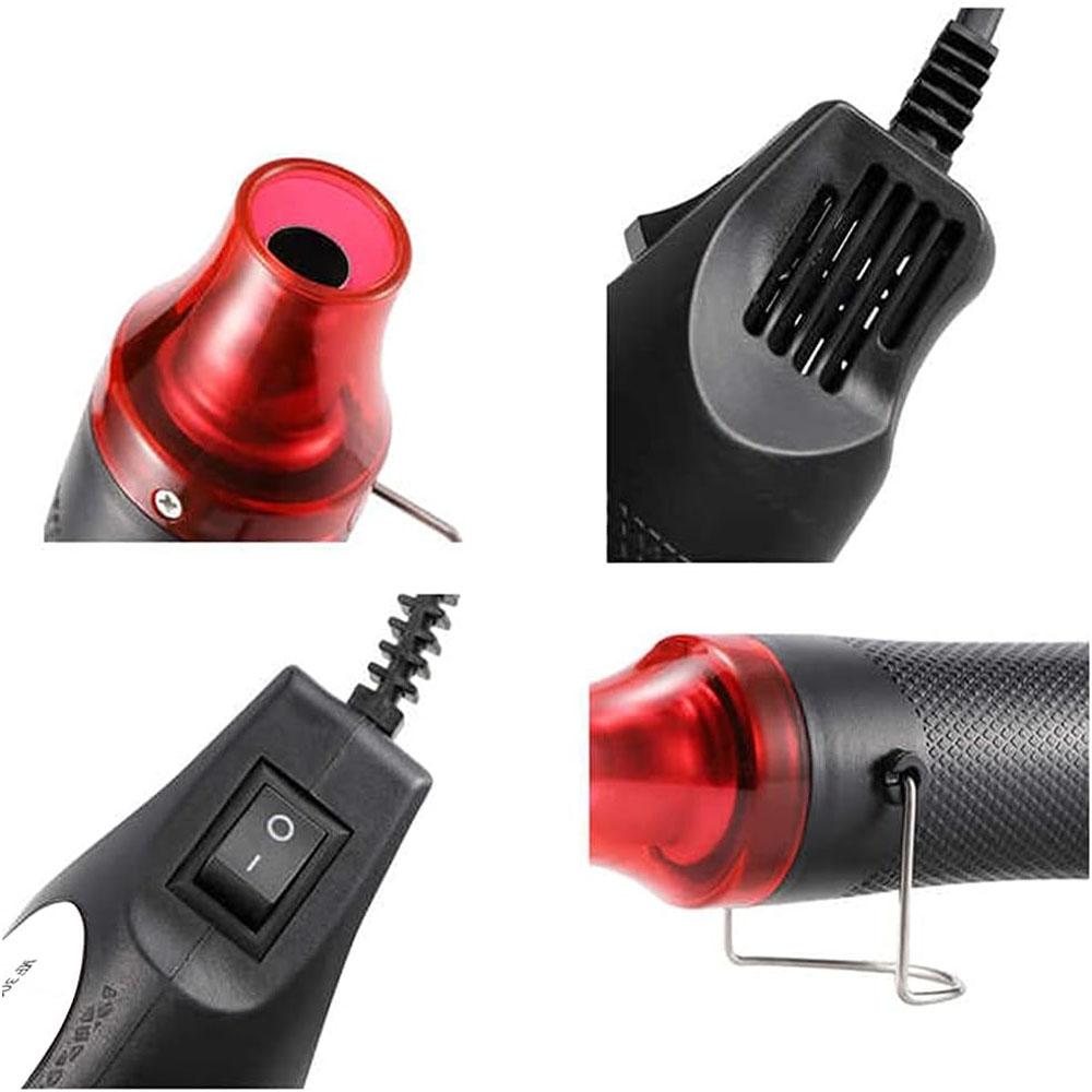 220/110V Heißluftpistole DIY Werkzeug Hitze Elektro-Werkzeug Mini Löten Temperatur Handwerk Gebläse mit Stützfuß Schrumpfen