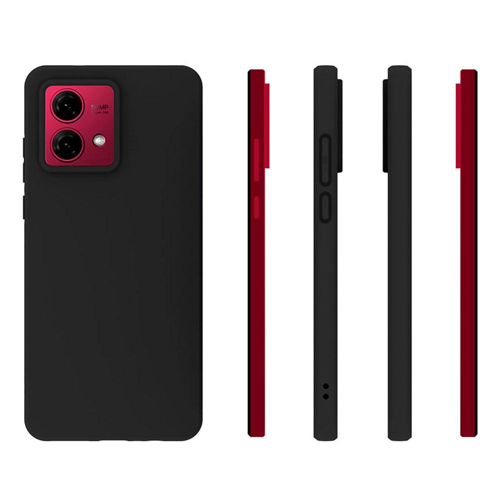 For Motorola Moto G84 5G TPU Shell Matte Phone Cover Bump Proof Back Case (Big Rear Lens Hole)