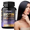 Capsule vitaminice cu biotină, conținând un amestec de acid hialuronic, colagen și cheratină, 25.000 mcg, 120 capsule, potrivite pentru adulți.
