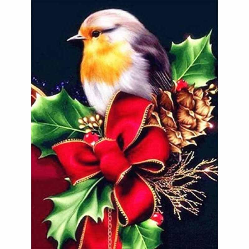 New 5D DIY Diamond Painting Flowers Birds Diamond Embroidery Animal Cross Stitch Full Round Drill Home Decor Manual Gift