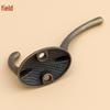 Cheng Yu Retro Chinese Style Metal Double Wardrobe Coat & Hat Hook