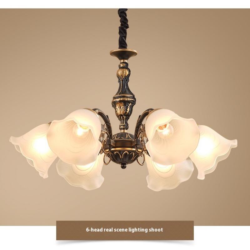 Simple Retro Style Pendant Light for Living Room Bedroom Dining Room