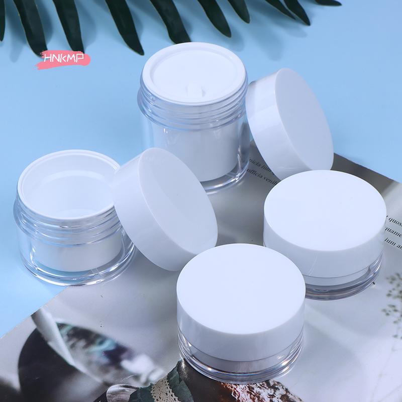 Refillable Cosmetic Cream Jar 20/30/50g Round Travel Lotion Body Butter Makeup Containers Face Cream Lotion Empty Bottle
