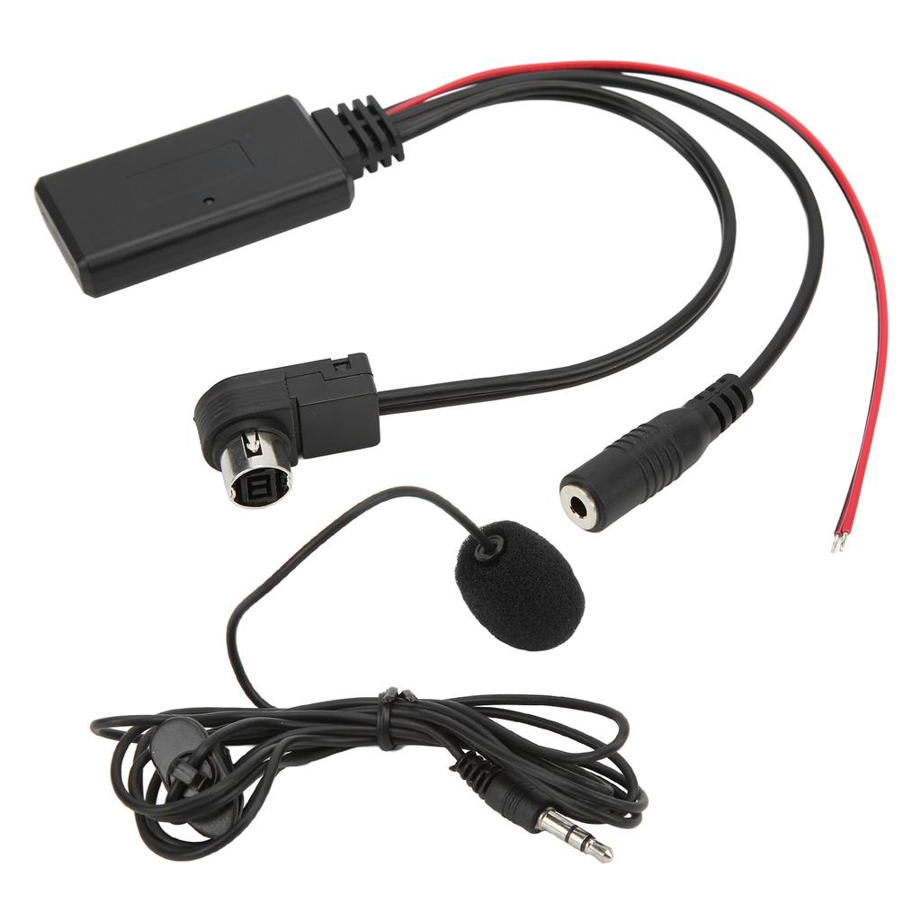 Bluetooth Aux Cable Audio Adapter for Alpine KCA121B AINET CDA9857 Smart Phone Microphone Handsree