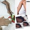 High Elasticity Water White Diamond Small Mesh Hollow Out Shiny Hot Drilling Leggings
