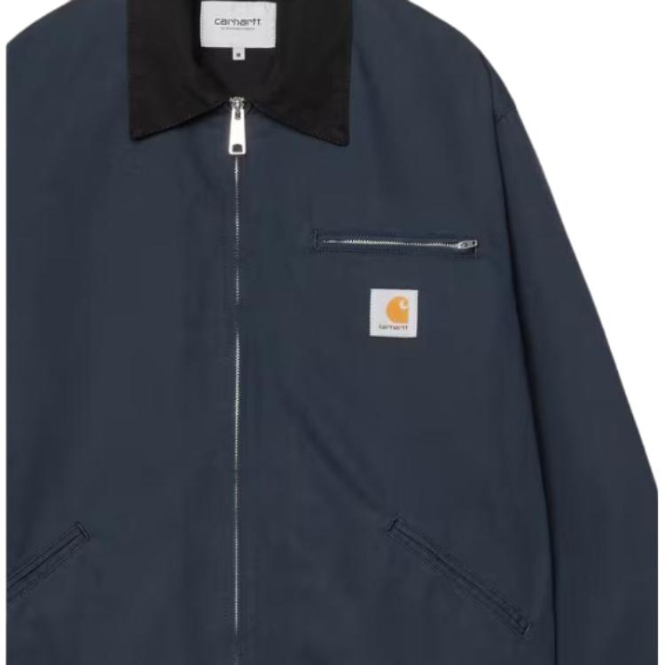 Carhartt WIP SS26 OG Detroit Jacket Loose Fit Zip Comfortable Simple Long Sleeve Jacket Unisex Jacket I036489-3AM-02