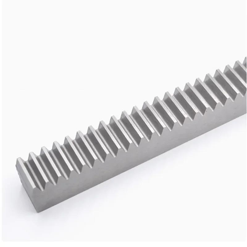 0,5M 1M Edelstahl 304 Zahnstange 0,5 1 Modul Geradeverzahnung Antriebszahnstange Länge 200/300/500mm 5x5 5x8 5x10-15x15 Zahnstange