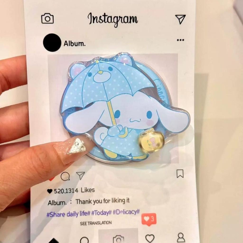 MagSafe-Compatible Cinnamoroll Bear Puppy Stand with Strong Magnetic Adsorption and Retractable Airbag Design