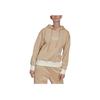 Adidas Originals Trefoil Logo Embroidered Hoodie Pullover Sweatshirt Women Tops Khaki HM1637