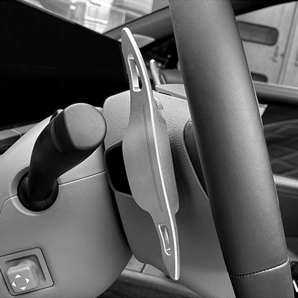 For KIA K8 Hybrid 2021-2024 Car Steering Wheel Shifter Paddle DSG Extension Stickers Car Styling Gear Accessories Hbwjx00