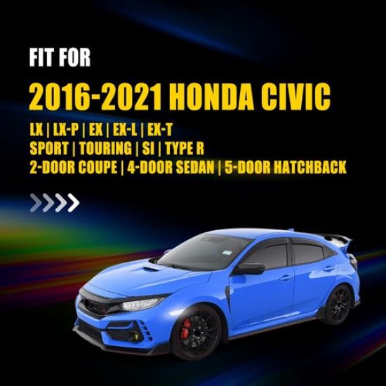 Clear Sequential Switchback LED Side Marker Light For 2016- Honda Civic EOA