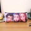 Kpop Demon Hunters Pen Case Large Capacity Pu Storage Bag For Students And Office Use