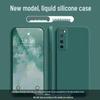 Huawei nova7 Pro Liquid Silicone Case - Full Coverage, Anti-drop, Solid Color, Skin-friendly Protective Cover