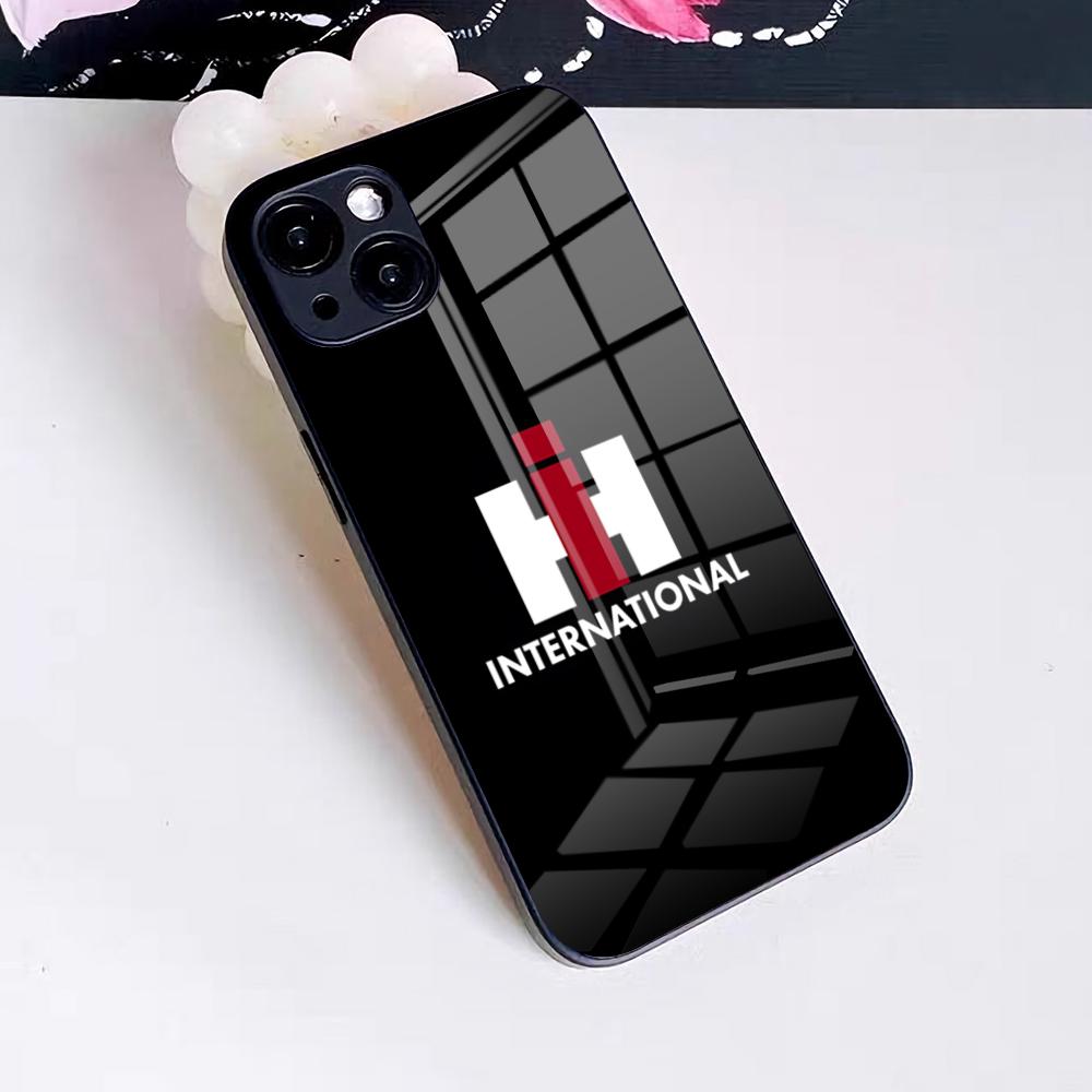 Case IH Tractor Logo Phone Case For IPhone 17 Pro Max 16 15 14 Pro Max 13 11 X Xs Xr 8 7Plus Glass Cover