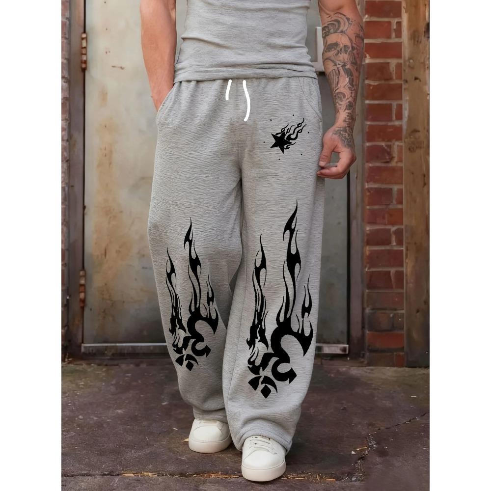 Retro Street Rock Style Men's and Women's Loose Daily Running Fitness Spring and Summer Pants