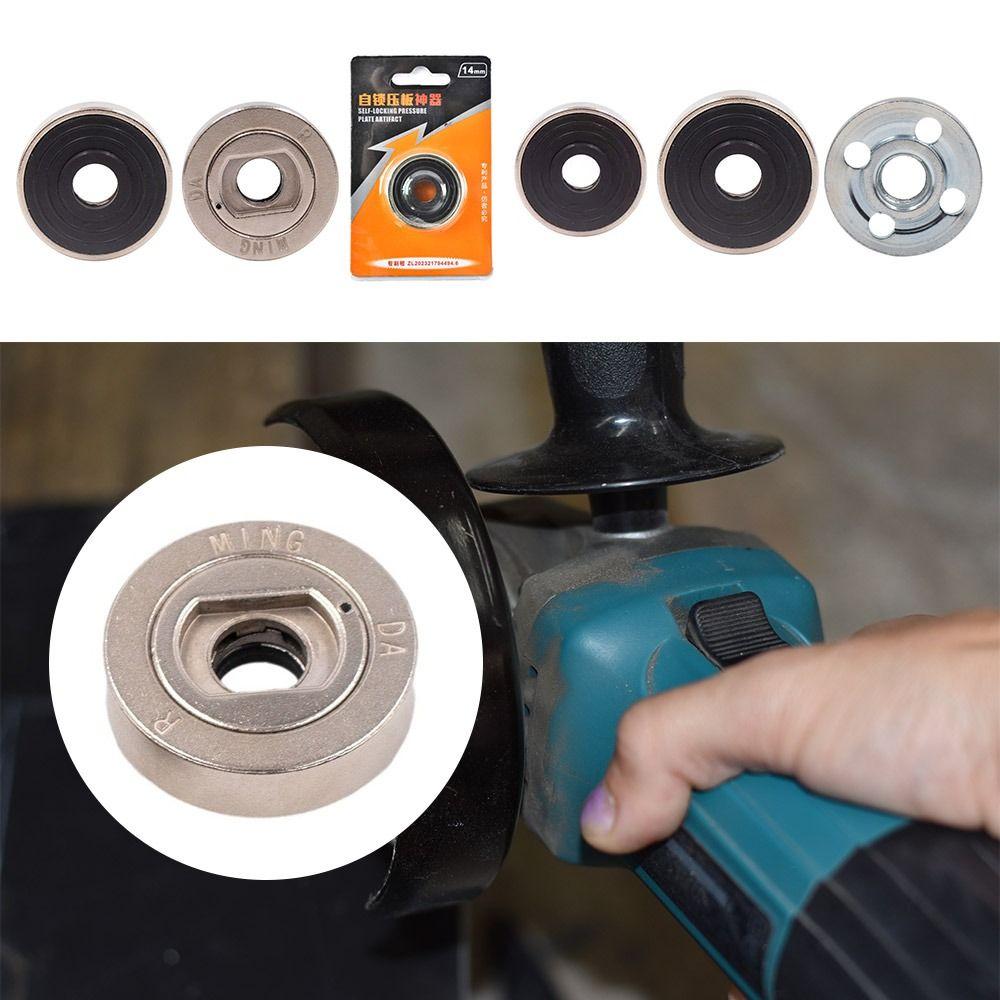 Durable Grinder Clamping Tool Rust-proof Grinder Flange Nut Accessories Grinder Pressing Plate