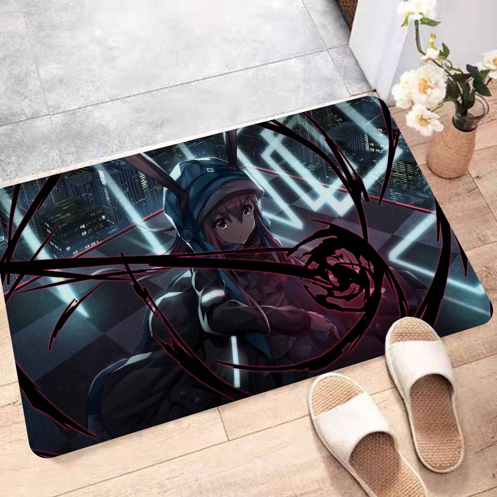 Video Game A-Arknights Room Mats Cheaper Anti-slip Modern Living Room Balcony Printed Household Carpets