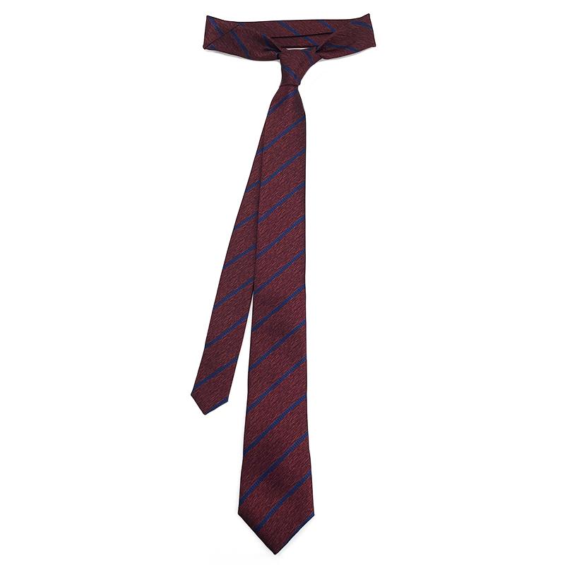 Fashion Style 7 Cm Jacquard Retro Striped Neck Tie Green Versatile Casual Ins Neck Ties for Men and Women Shirt Accessory
