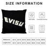 E-Evisu Brand Cushion Cover Pillowcase Ultra Soft Skin Friendly Fabric Cloud Like Comfort & Concealed Zipper