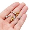 10 Stück/Los Edelstahl Kegel Anhänger Retro Dorn Perlen Anhänger für Damen Herren Creolen Ohrringe DIY Schmuckherstellung Zubehör