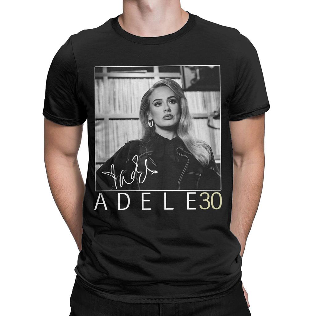 T-shirt anniversario Adele novità per uomo girocollo 100% cotone t-shirt manica corta maglietta 4XL 5XL top