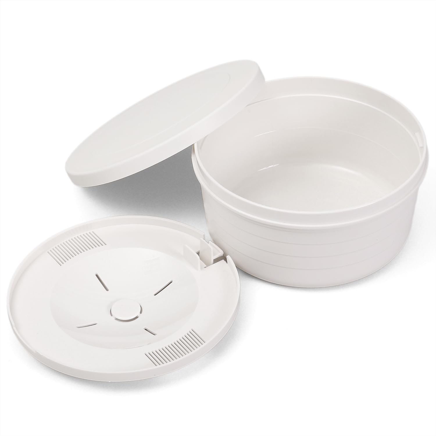 Astro Rice cup Microwave Rice Cooker in Refrigerated Dishwasher Rice Microwave Rice Freshly Cooked Rice Every For Single 1 Cooker, White, 1-2 белый