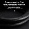 Suitable for Mg Breathable Hole Leather Matte Carbon Fiber Texture Steering Wheel Cover Suitable for Zs Mg3 Hybrid Luxury 2025