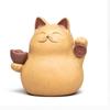 Zhinianhua Purple Clay Lucky Cat Tea Pet