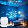 Led Starry Ocean Projection Light 360°Rotating Dynamic Night Light Usb Plug-In Creative Birthday Gift For Preferred Bedroom Lamp
