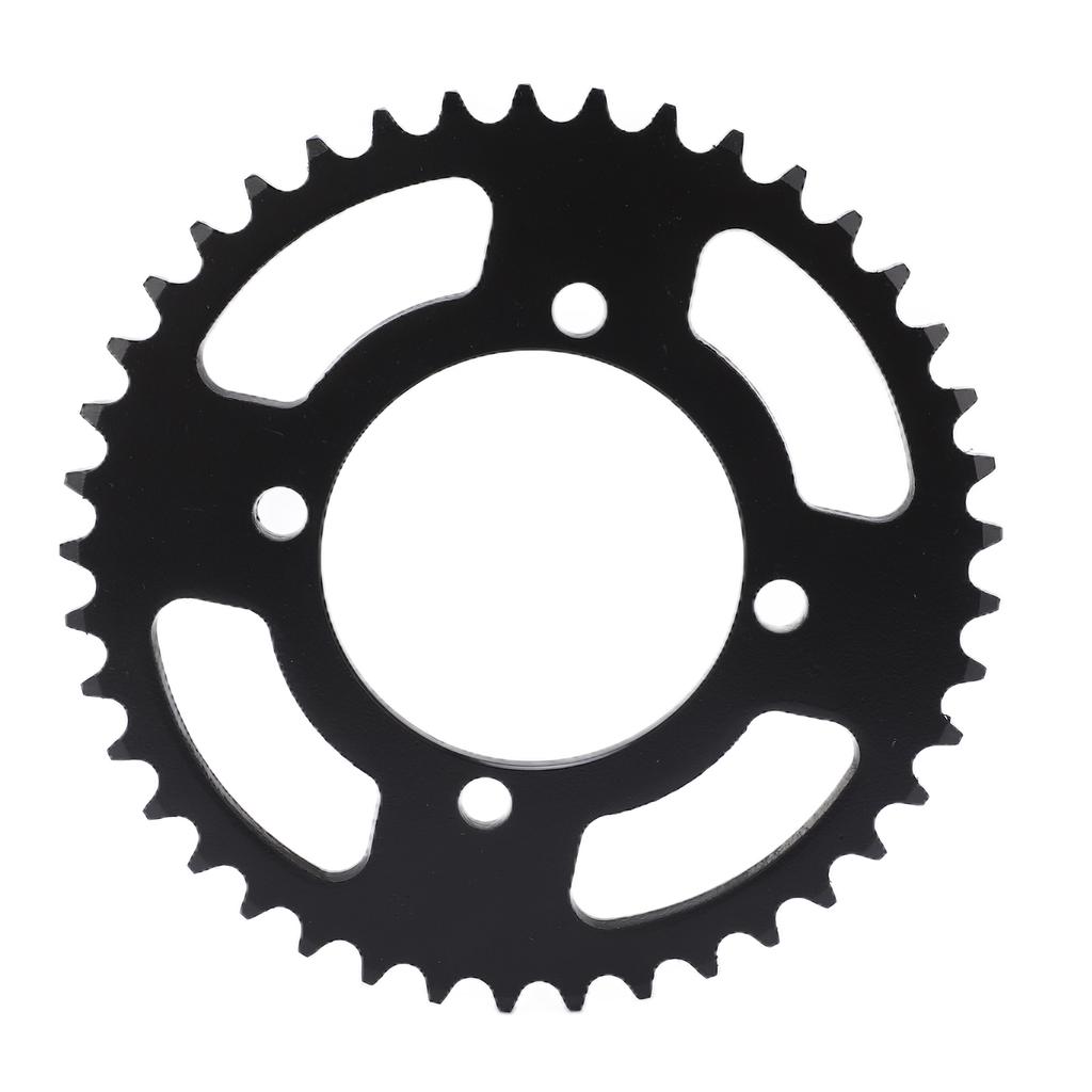 Zahnkranz hinten Schwarz Stahl 76mm 41 Zähne Hinterrad-Kettenrad für Elektrofahrräder Motorräder Strandfahrzeuge