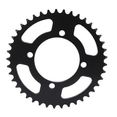 Zahnkranz hinten Schwarz Stahl 76mm 41 Zähne Hinterrad-Kettenrad für Elektrofahrräder Motorräder Strandfahrzeuge