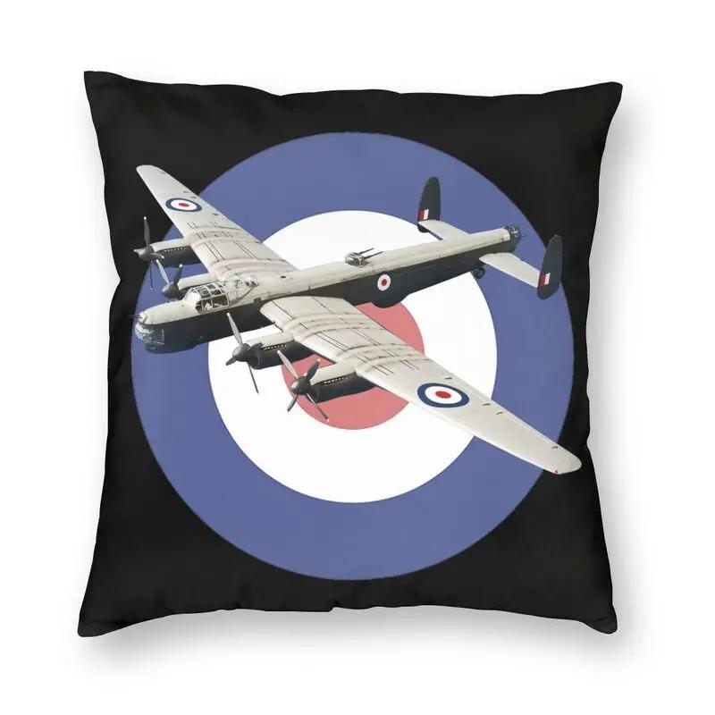 Supermarine Spitfire Povlak na polštář RAF Warbird Vojenský Letadlo Letadlo WW2 Pohovka Potah na polštář Domácí dekorace Sametový povlak na polštář