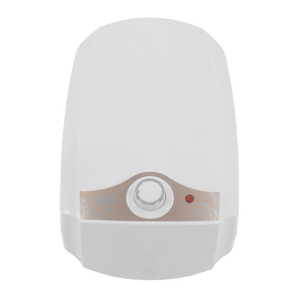 8L Mini Electric Water Heater IPX4 Kitchen Electric Hot Water Heater with Upper Water Outlet for