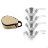 Lightweight Camping Bowl Outdoor Dinnerware Cooking Storage Bag for Barbecue Travel Hiking