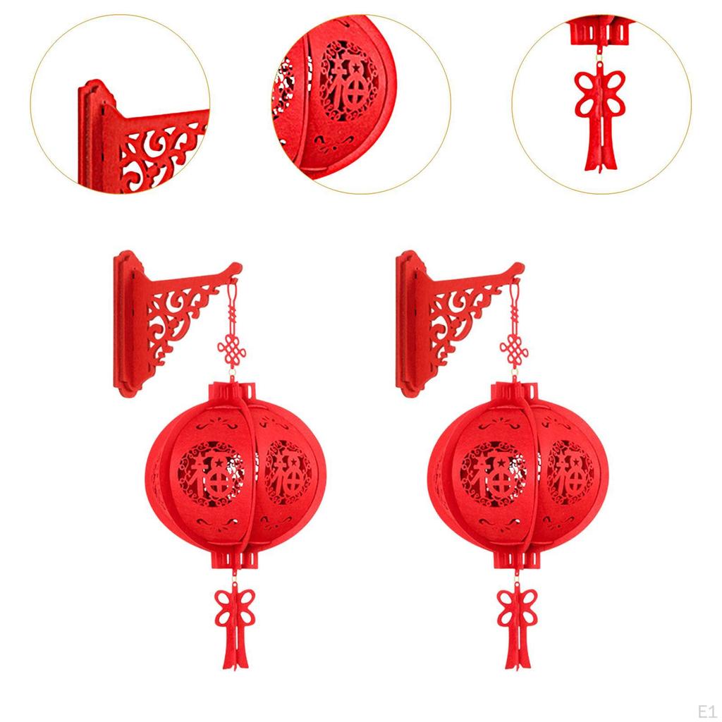 2 Stück Chinesische Laterne Jahr Dekoration der Schlange Hängend für Frühling