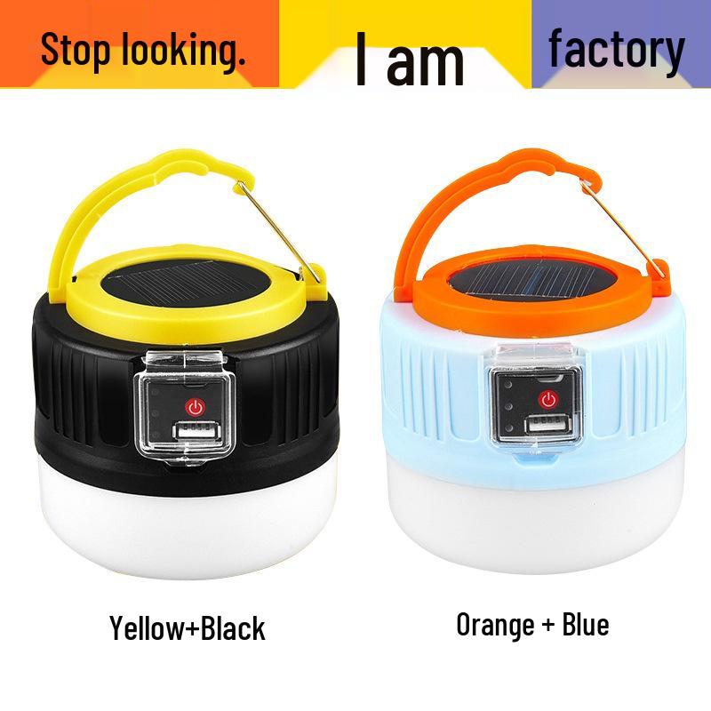 LED Rechargeable High-Brightness Emergency Bulb with USB for Outdoor Camping