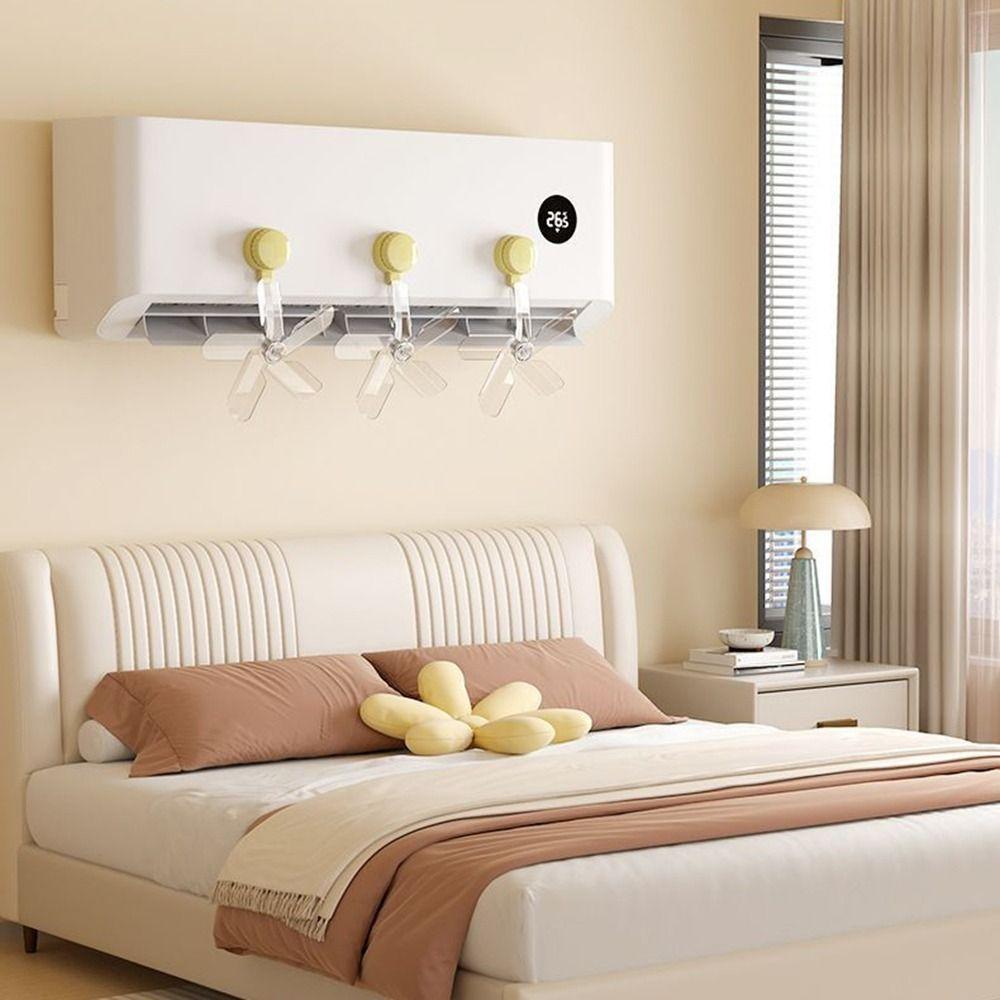 3Pcs Adjustable Suction Cup Air Conditioning Ventilator Plastic Air Conditioner Vent Cover Office