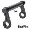 Fashion Lamp Mount Bicycle Fiber Aluminum Alloy Bike Handlebar Extender Double Tube Bracket