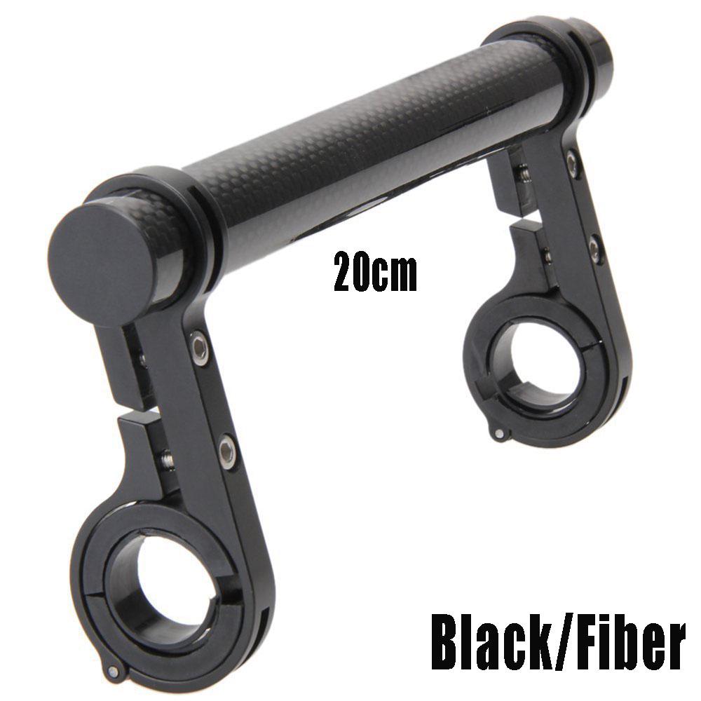 Fashion Lamp Mount Bicycle Fiber Aluminum Alloy Bike Handlebar Extender Double Tube Bracket