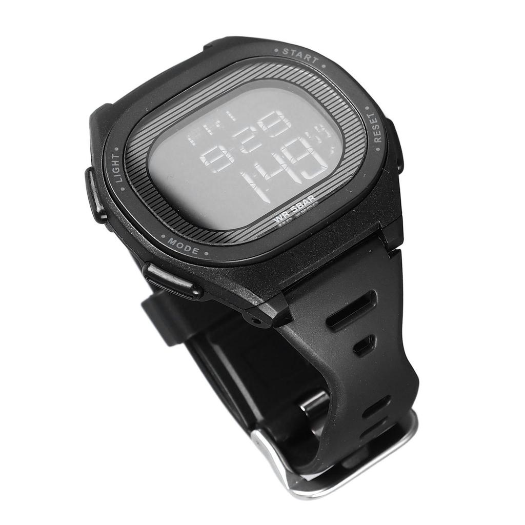 Digital Watch 50m Waterproof with Stopwatch Countdown Dual Time for Outdoor Indoor Activities
