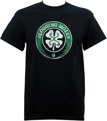 Flogging Molly Pánské tričko Rock and Roll Hudba Klasické kapelní tričko Nové Černé