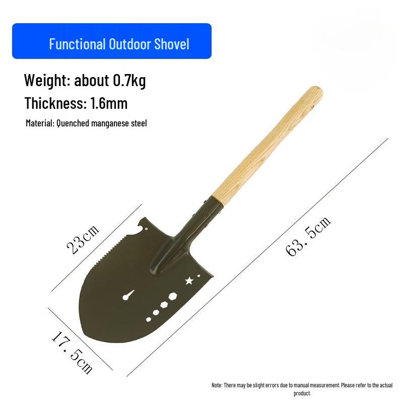 MENGPAO Thickened Multifunctional Outdoor Shovel