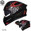 DOT ECE Certified Full Face Motorcycle Helmet Men Women Flip-Up Design ABS Shell All Season Use