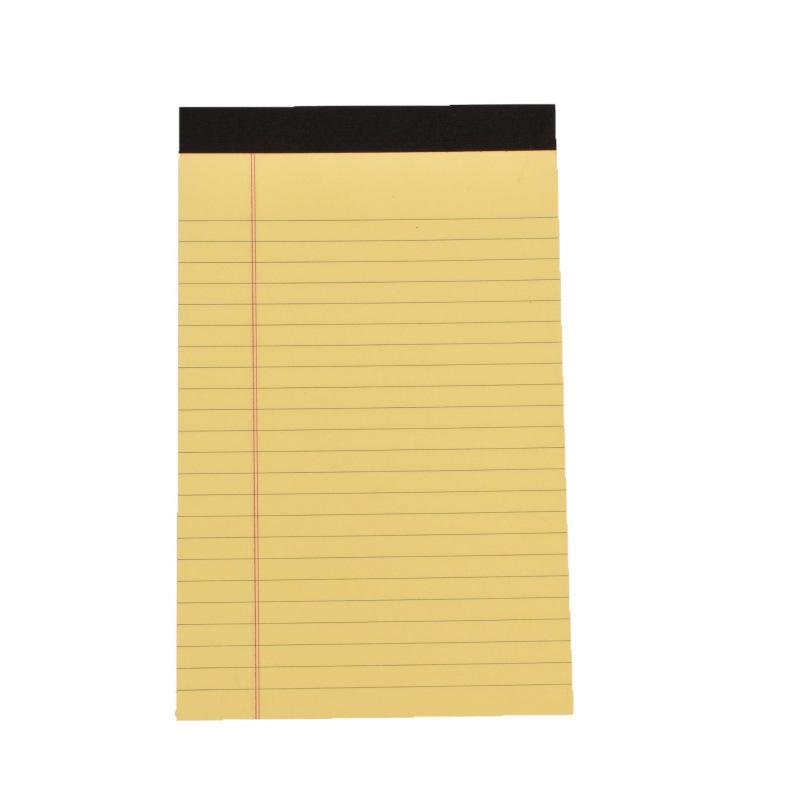 Reißbares A5-Notizblock-Set mit Linien und Haftklebestreifen - Klappdeckel, tragbares Notizbuch.
