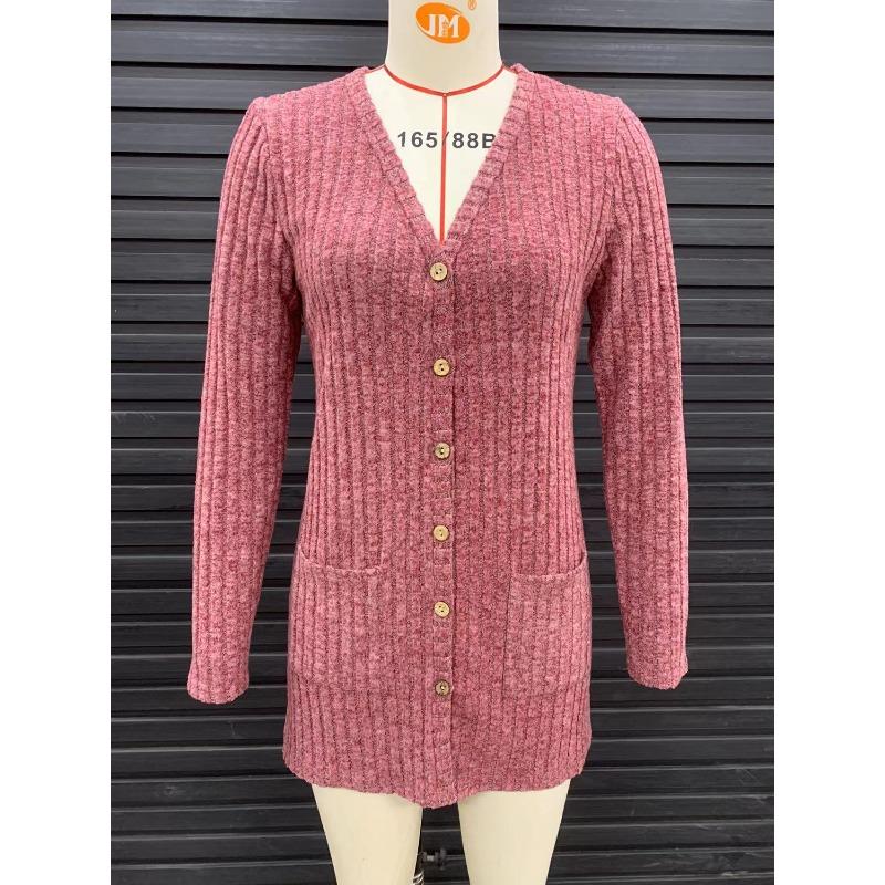 HNXC Dámské vintage ležérní jednobarevné bundy a kabáty podzim zima s dlouhým rukávem